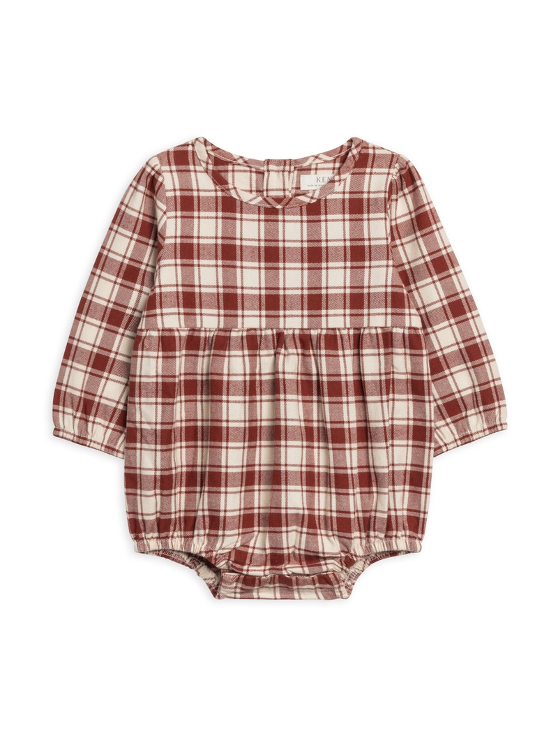 Garnet Flannel Romper