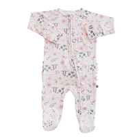 Cow Girl Bamboo Ruffle Sleeper