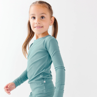 Glacier Blue Bamboo Pajama Set