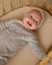 Steel Blue Stripe Jumpsuit