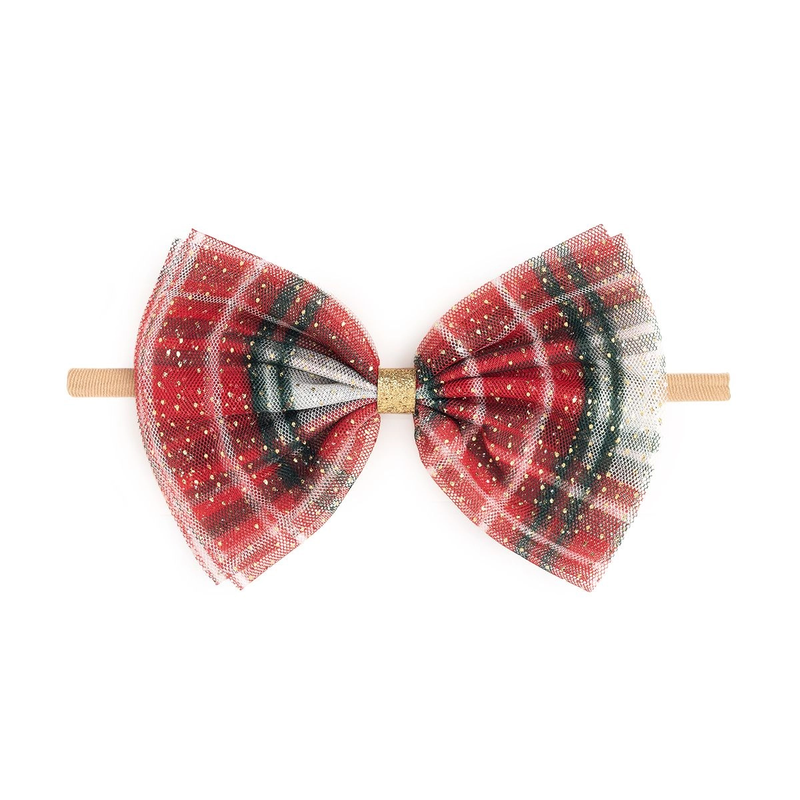 Holiday Plaid Bow