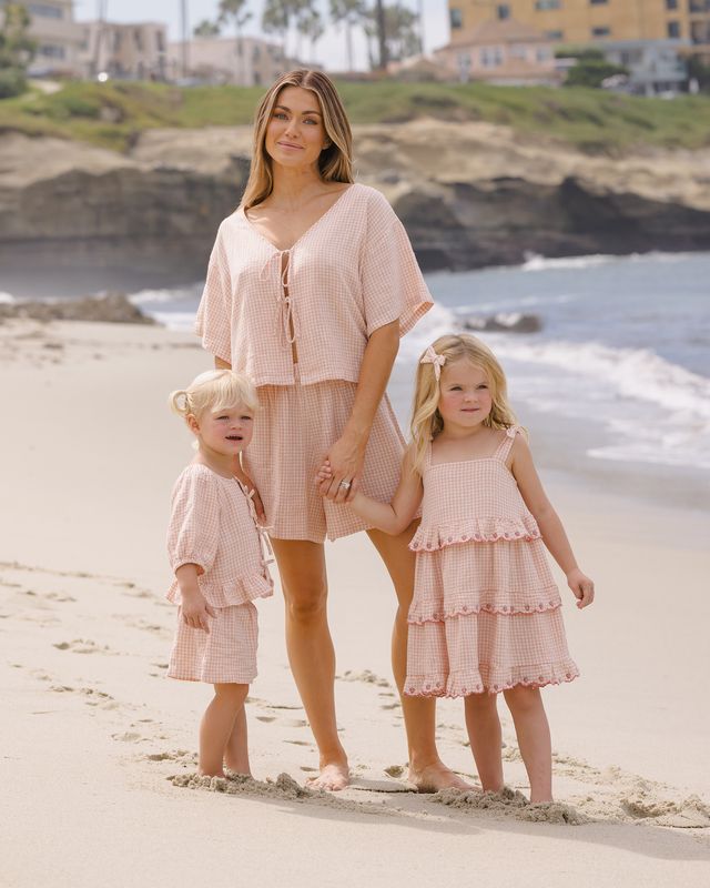 Petal Gingham Juniper Set