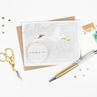 Stork Pop-Up Greeting Card