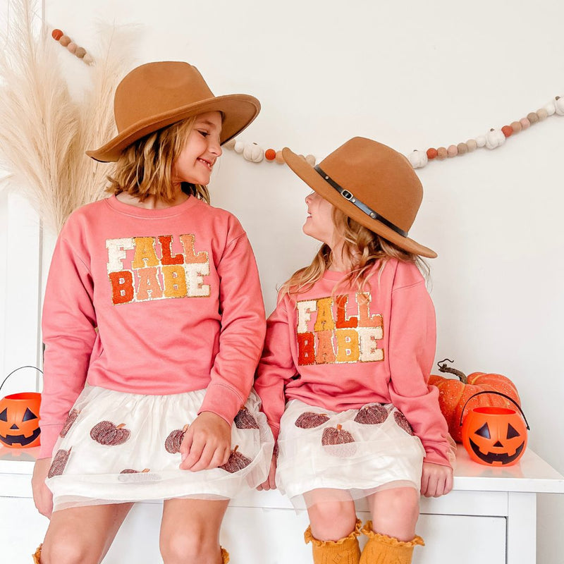 Fall Babe Patch Pullover