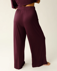 Burgundy Aria Bamboo Lounge Pant
