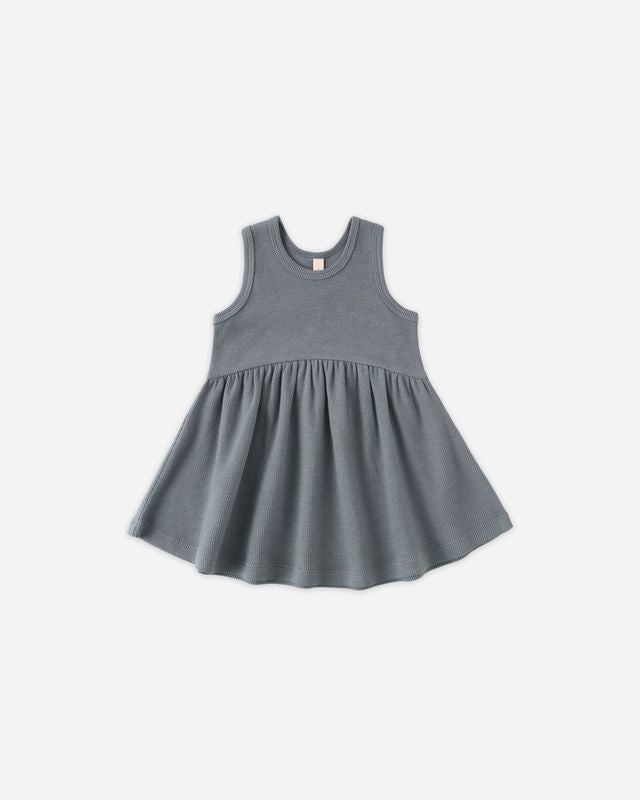 Ocean Ribbed Tank Dress