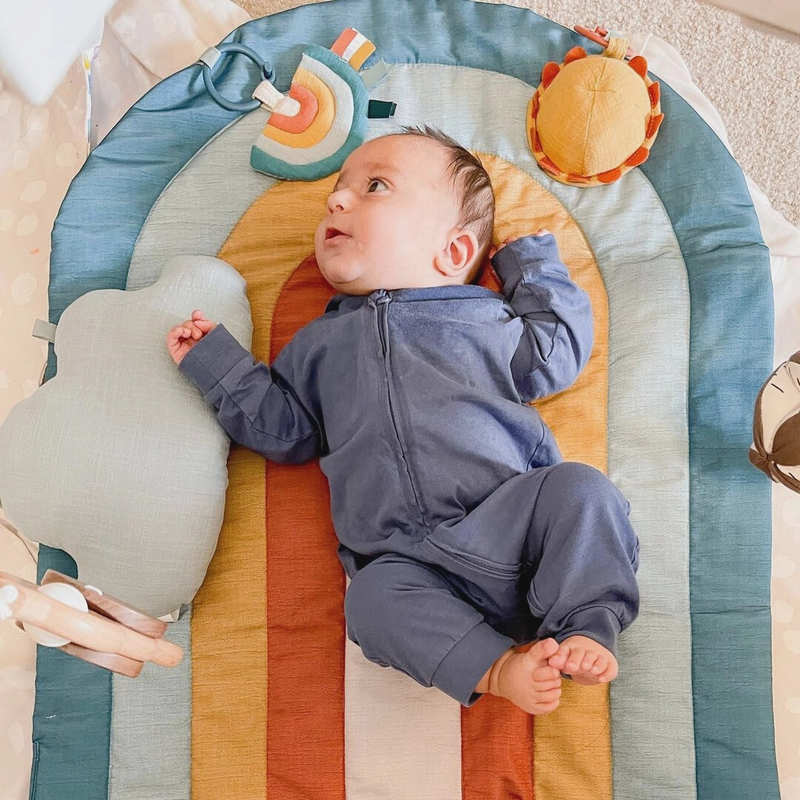 Rainbow Tummy Time Mat Set