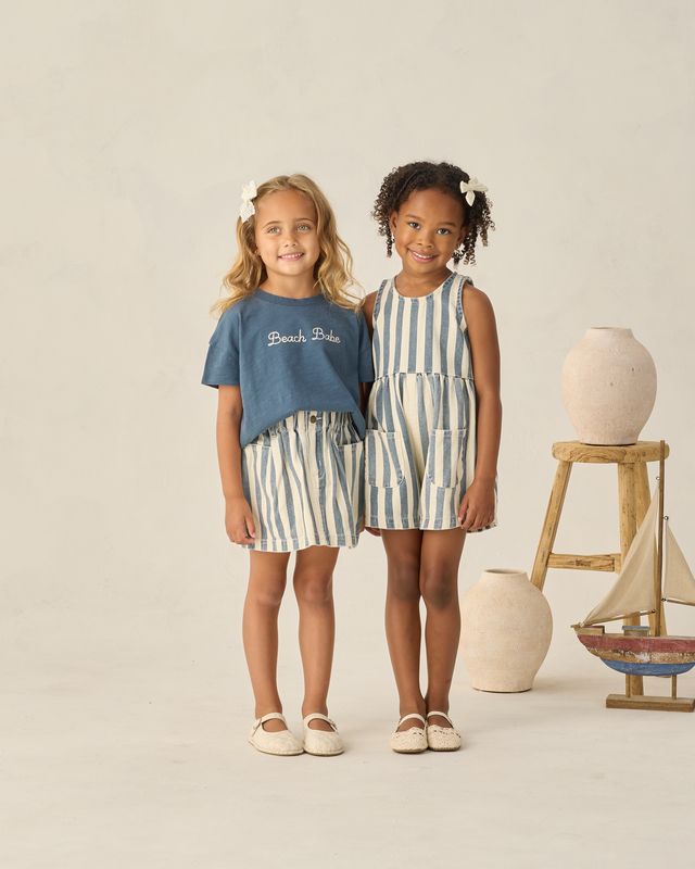 Navy Stripe Dani Romper
