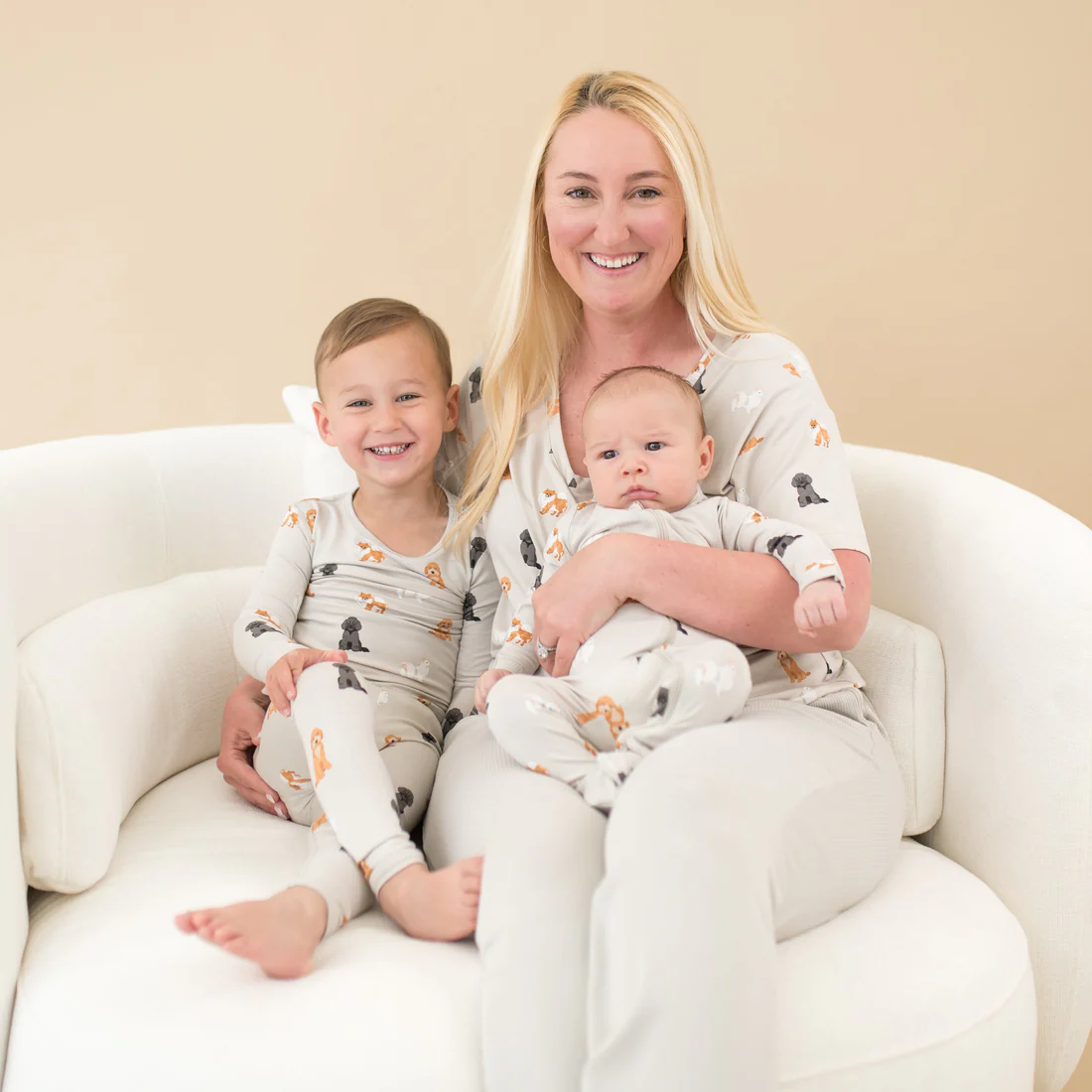 Fluffy Dog Pajama Set