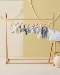 Periwinkle Stripe Moxie One-Piece