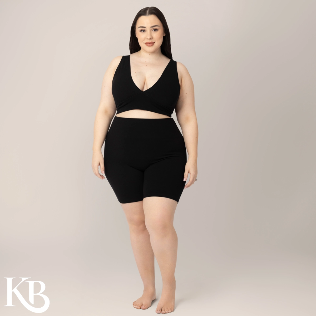 Black Bamboo Bike Short