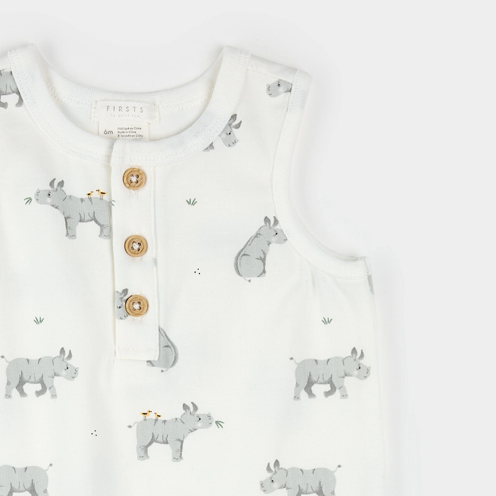 Rhino Pocket Romper