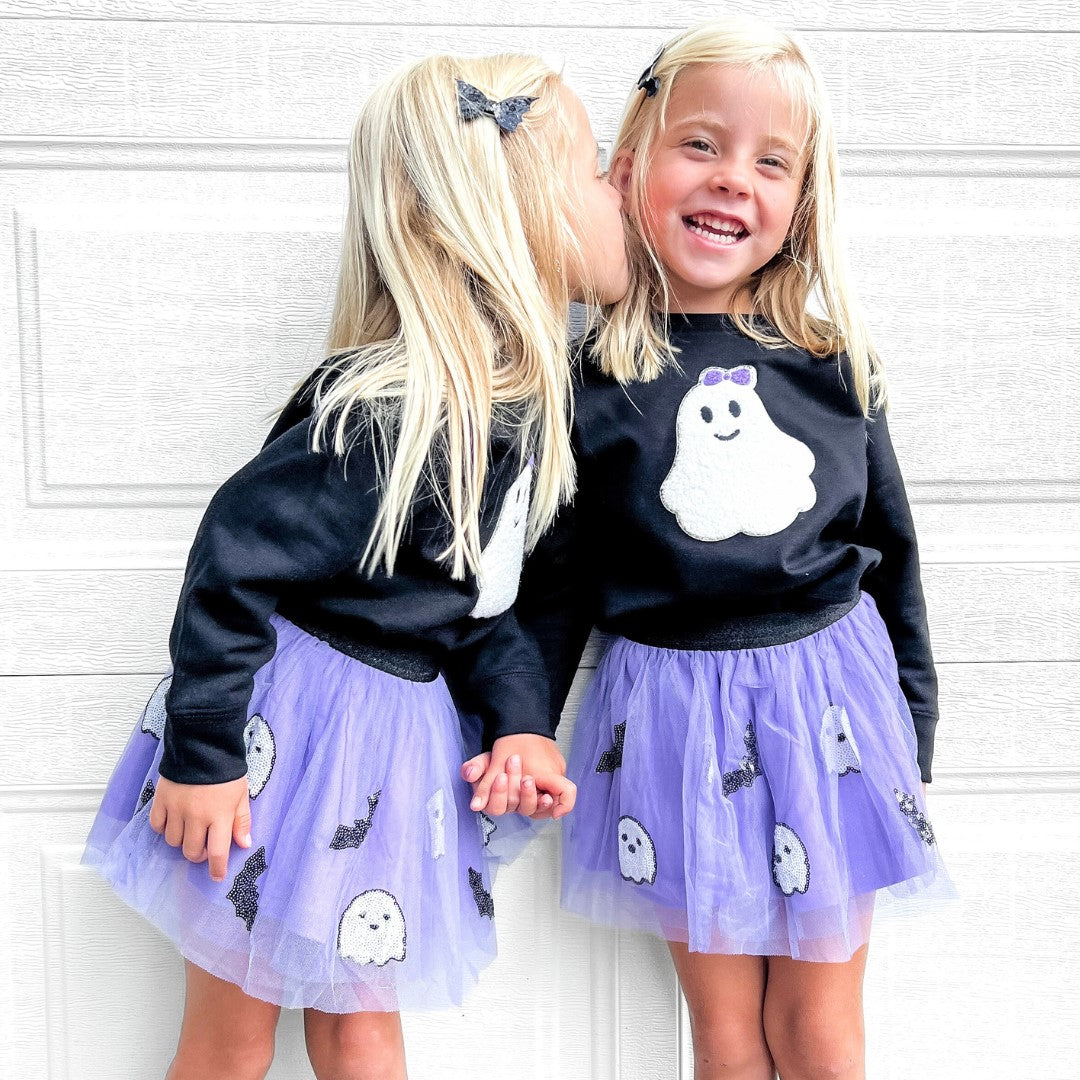 Girly Ghost Patch Pullover