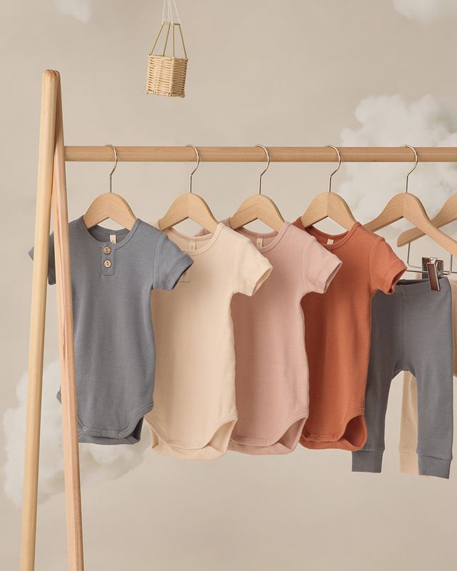 Blush Ribbed Henley Bodysuit