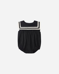 Black Sailor Romper