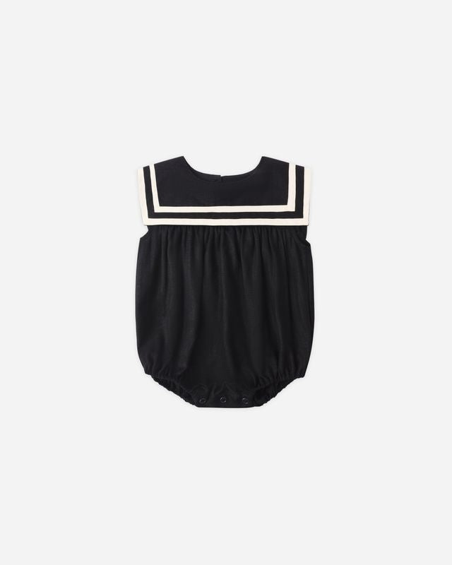 Black Sailor Romper