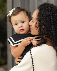 Black Sailor Romper