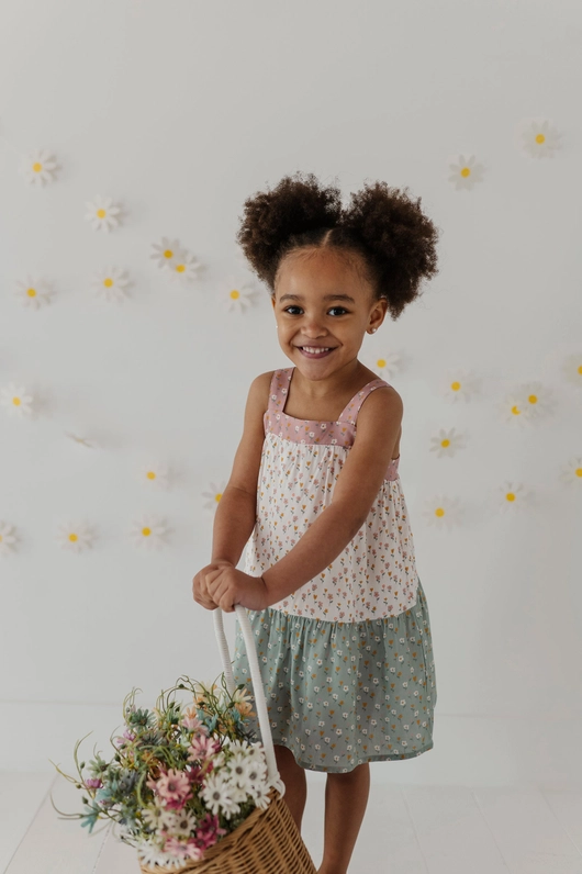 Multi Daisy Strap Dress