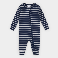 Navy Striped Modal Ribbed Sleeper