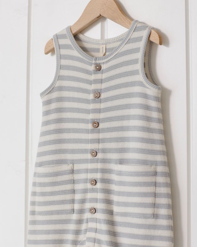 Sky Stripe Waffle Jumpsuit