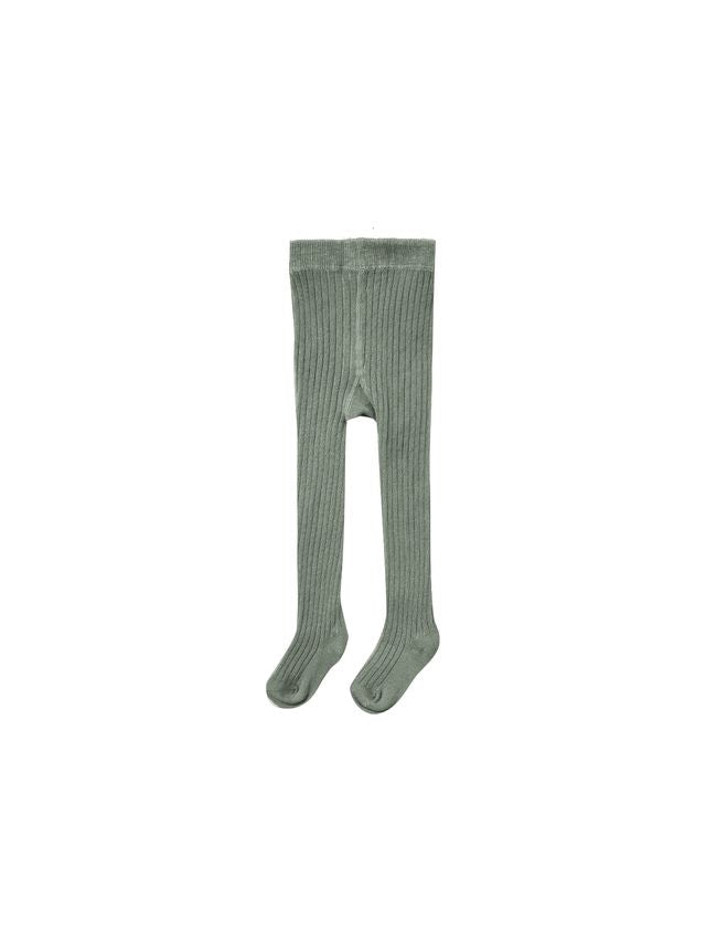 Forest Ribbed Tights