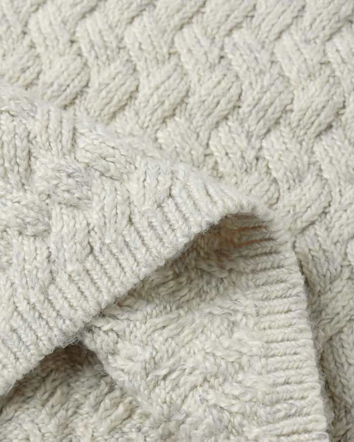 Blue Heather Knit Sweater