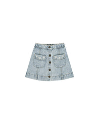 Light Wash Denver Mini Skirt