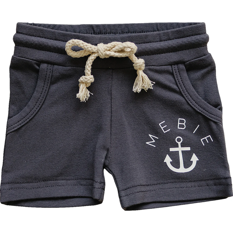 Slate Pocket Cotton Shorts