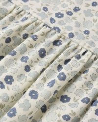 Blue Ditsy Modal Babydoll Dress