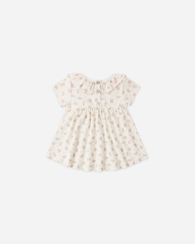 Flower Field Ruffle Collar Dress