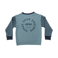 Start Your Engines Bamboo Terry Pullover