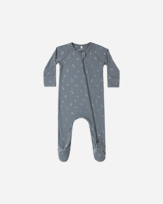 Starlight Bamboo Zip Footie