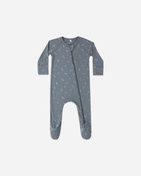 Starlight Bamboo Zip Footie