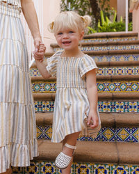 Valencia Stripe Lindsay Dress