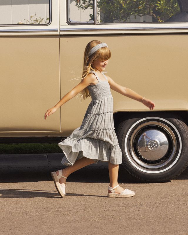 Green Gingham Taylor Dress