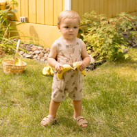 Monkey Pocket Romper