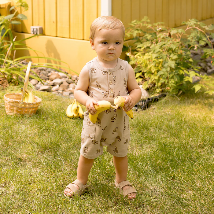 Monkey Pocket Romper