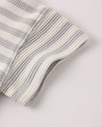 Sky Stripe Waffle Tee + Short Set