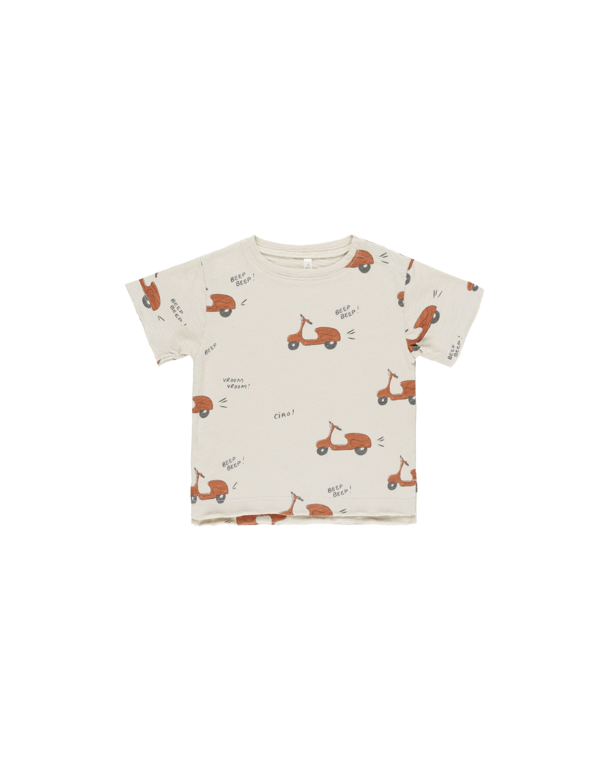 Moped Raw Edge Tee
