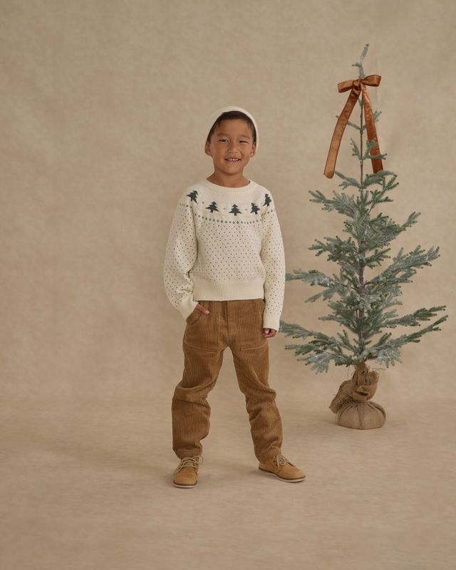 Trees Fair Isle Sweater