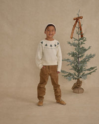 Trees Fair Isle Sweater