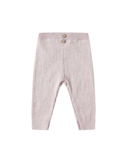 Lilac Rib Knit Legging