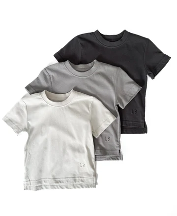 Grey Elevated Tee 3-Pack