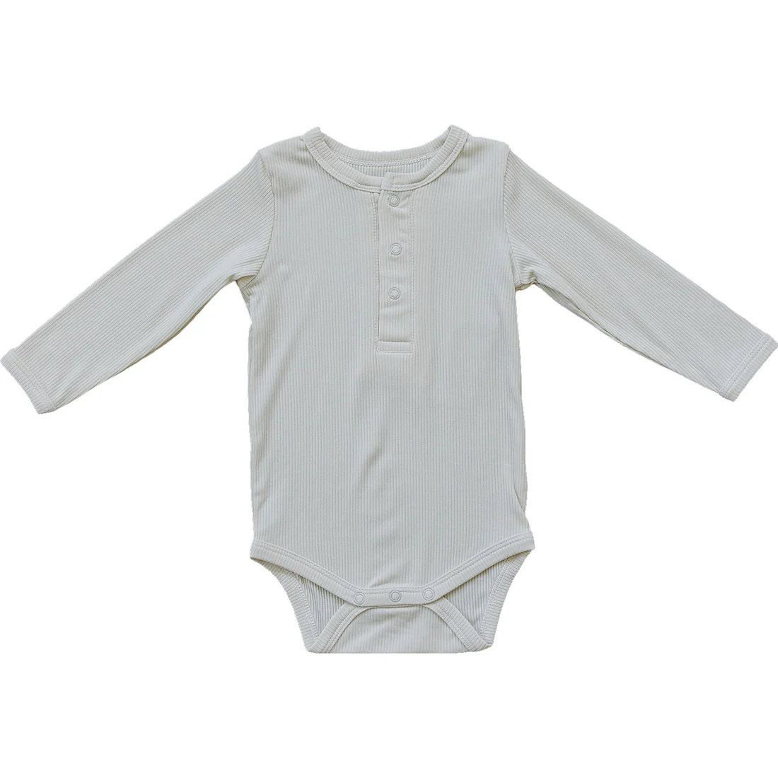 Cream Bamboo Snap Bodysuit