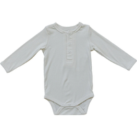 Cream Bamboo Snap Bodysuit
