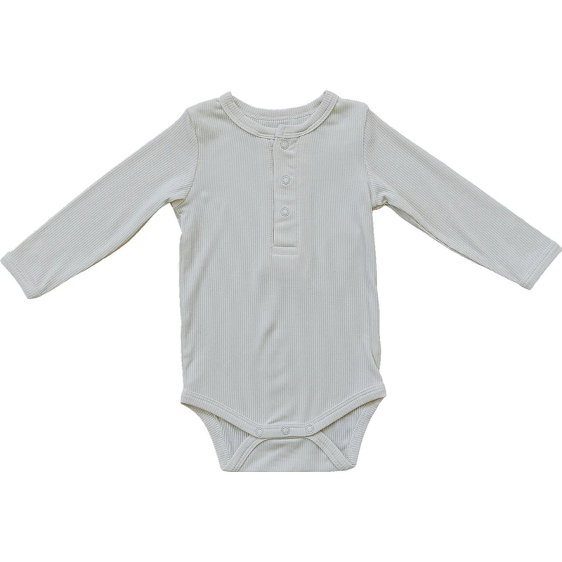 Cream Bamboo Snap Bodysuit