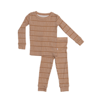 Neutral Lines Small Ribbed Pajama Set