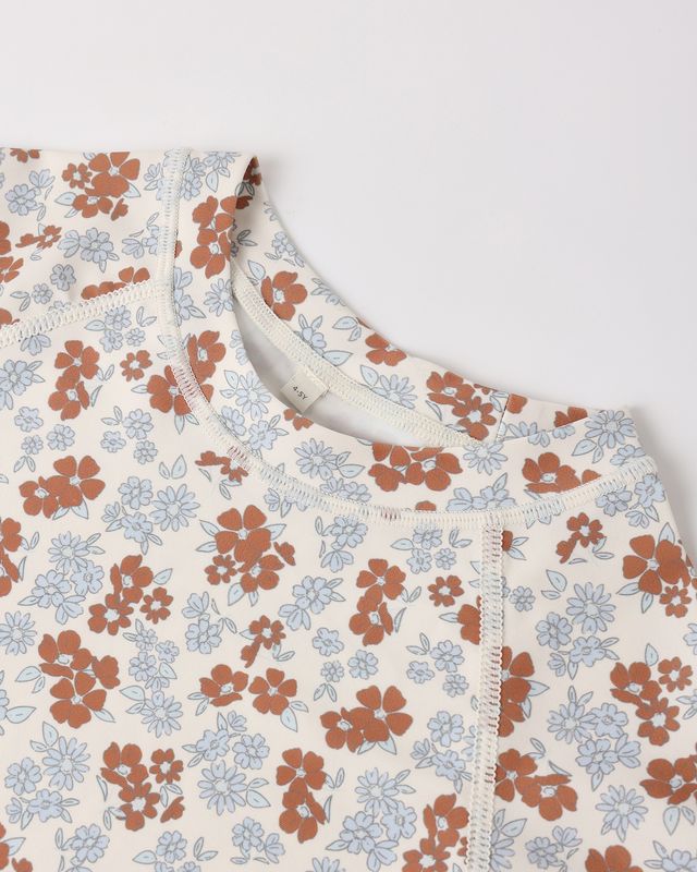 Americana Floral Maryn Rashguard Set