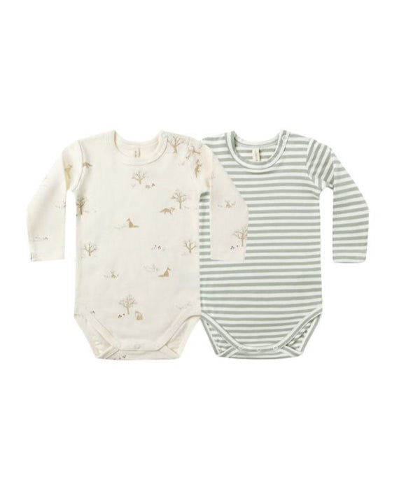 Fox + Fern Bodysuits 2pk