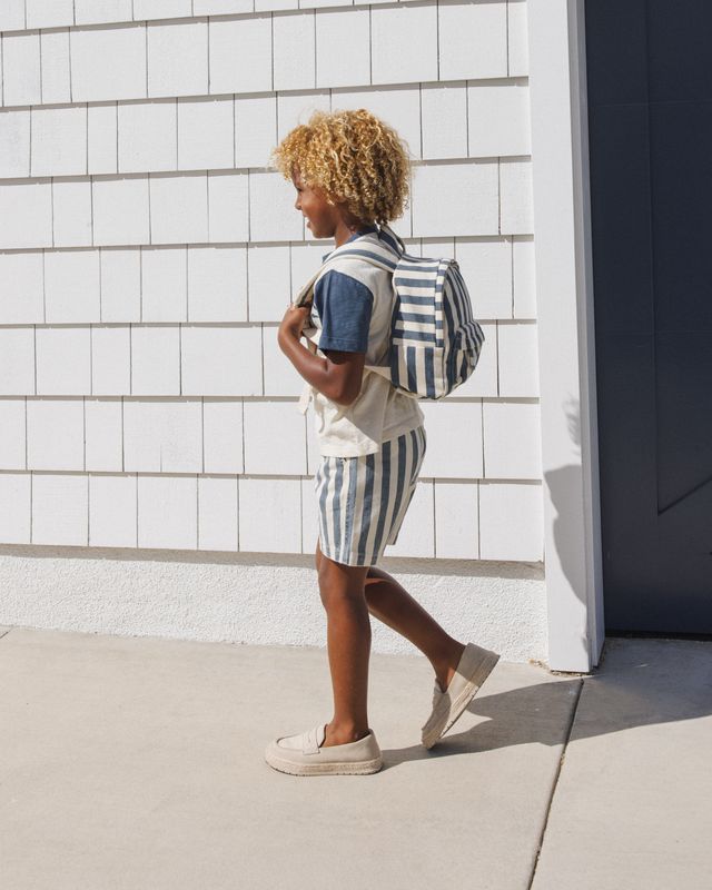 Navy Stripe Dawson Short